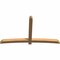 Ekena Millwork Bellingham Timber Gable Bracket, Western Red Cedar, 108"W x 63"H x 5 1/2"D x 5 1/2"F, 14/12 Pitch GBW108X63X0606BEL00SWR - alternate 2